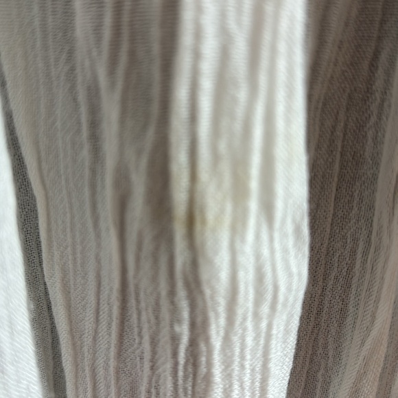 Free People Just The Two Of Us Boho Flowy Ivory Tunic 0070 - Picture 6 of 11